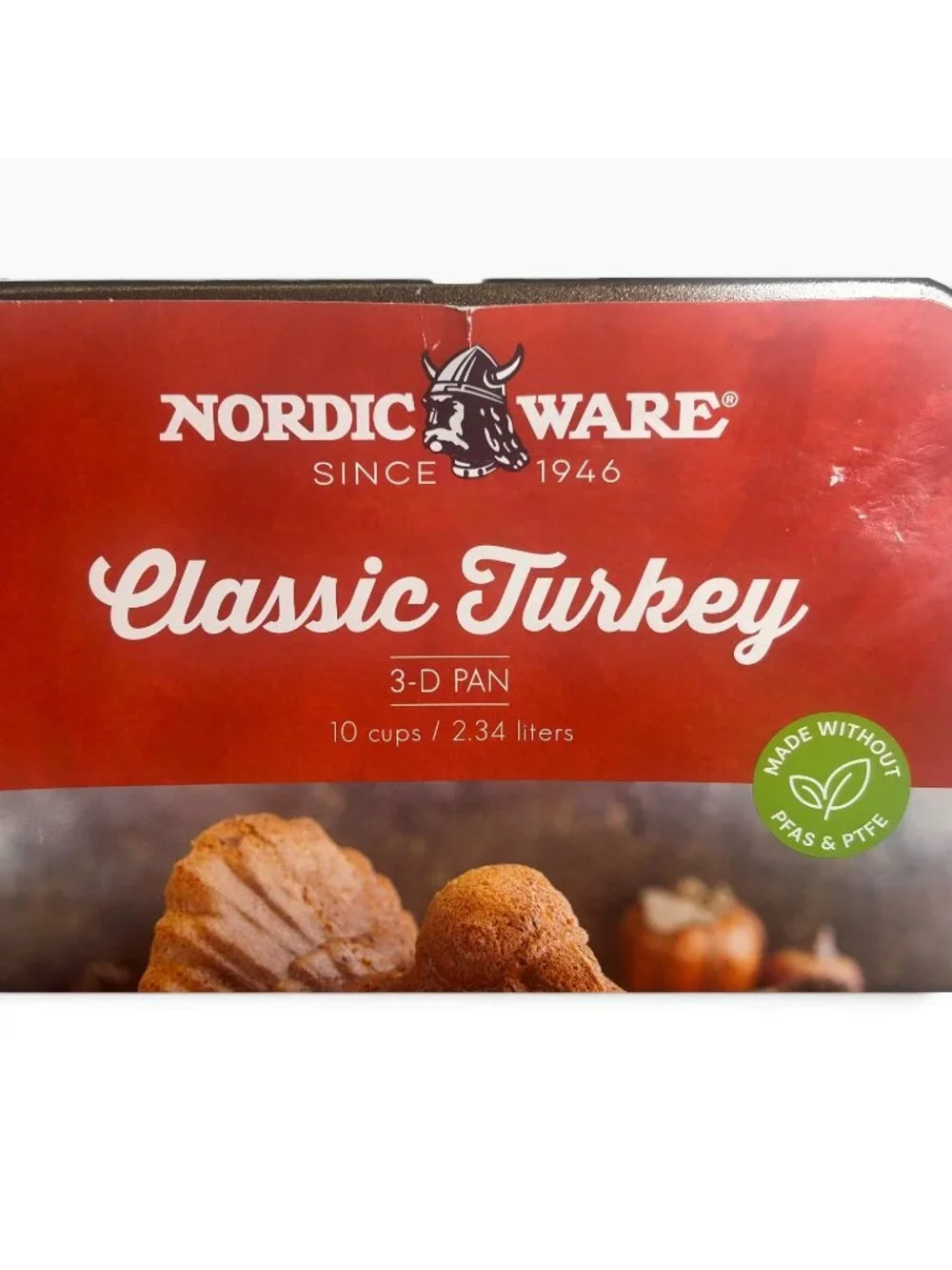 Nordic Ware Classic Turkey 3D Cake Pan Mold Thanksgiving 10 Cup Heavy Cast Alumi